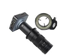 Kit de Accesorios para microscopios Completo HD 1080P 60FPS 2K 3800W 38MP USB Cámara de microscopio de Video Digital electrónico Industrial Portaobjetos de microscopio (Color : 120x 38mp LED)