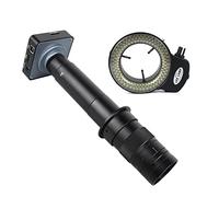 Kit de Accesorios para microscopios Completo HD 1080P 60FPS 2K 3800W 38MP USB Cámara de microscopio de Video Digital electrónico Industrial Portaobjetos de microscopio (Color : 300x 38mp LED)