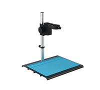 Kit de Accesorios para microscopios Conjunto de Lentes de cámara de microscopio electrónico Industrial Portaobjetos de microscopio (Color : C Stand)