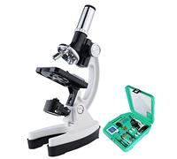 Kit de Accesorios para microscopios Conjunto de microscopio con Kit de Accesorios 10 0x-1200x Biología Microscopio All-Metal Portaobjetos de microscopio