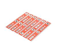 Kit de Accesorios para microscopios Diapositivas de microscopio Preparado de plástico 48PCS Portaobjetos de microscopio (Color : Other, Magnification : Red)