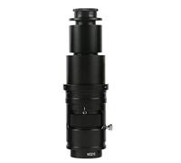 Kit de Accesorios para microscopios dieciséis 0X 320x 105x Microscopio monocular Ajustable Zoom C Mount Lens Portaobjetos de microscopio (Color : 160X)