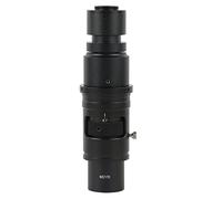 Kit de Accesorios para microscopios dieciséis 0X 320x 105x Microscopio monocular Ajustable Zoom C Mount Lens Portaobjetos de microscopio (Color : 105X)