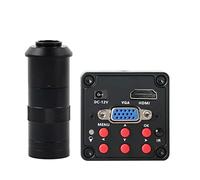 Kit de Accesorios para microscopios Imx307 Sensor 108 0p HDMI VGA Cámara de microscopio de Video Digital Industrial Portaobjetos de microscopio (Color : 100x Lens)
