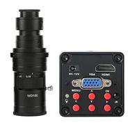 Kit de Accesorios para microscopios Imx307 Sensor 108 0p HDMI VGA Cámara de microscopio de Video Digital Industrial Portaobjetos de microscopio (Color : 200x Lens)