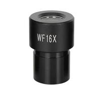 Kit de accesorios para microscopios Lente de microscopio biológico lente gran angular pieza Monocular WF5X WF10X WF16X WF20X WF25X accesorios de microscopio Portaobjetos de microscopio(WF16X(1pcs))