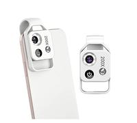 Kit de Accesorios para microscopios Lente de microscopio de Aumento de 200x for la Lente de la cámara del teléfono Macro portátil Lente Portaobjetos de microscopio (Color : One Level White CPL)