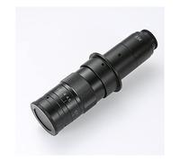 Kit de Accesorios para microscopios Lente de microscopio de Video Industrial 12 0X 180x 300x Lupa 0. 3X 0.5X 2X Lente Objetivo de Distancia Portaobjetos de microscopio (Color : 180X)