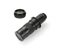 Kit de Accesorios para microscopios Lente de microscopio de Video Industrial 12 0X 180x 300x Lupa 0. 3X 0.5X 2X Lente Objetivo de Distancia Portaobjetos de microscopio (Color : 120X and 0.5X)