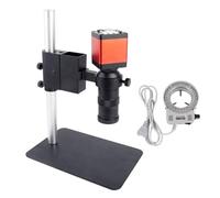 Kit de Accesorios para microscopios Microscopio 8MP Cámara Industrial Vga Pantalón de Enfoque Ajustable de la Lente de Montaje C de Interfaz Portaobjetos de microscopio (Color : 13MP HDMI VGA)