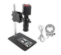 Kit de Accesorios para microscopios Microscopio 8MP Cámara Industrial Vga Pantalón de Enfoque Ajustable de la Lente de Montaje C de Interfaz Portaobjetos de microscopio (Color : HDMI VGA 231V-D6Key)