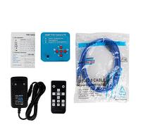 Kit de Accesorios para microscopios Microscopio 8MP Cámara Industrial Vga Pantalón de Enfoque Ajustable de la Lente de Montaje C de Interfaz Portaobjetos de microscopio (Color : 38MP Camera)
