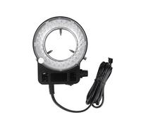 Kit de Accesorios para microscopios Microscopio Binocular trinocular Ajustable DIRIGIÓ Luz de Anillo Portaobjetos de microscopio (Color : Black Light)