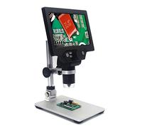 Kit de Accesorios para microscopios Microscopio Digital de Video 200X electrónico 7 Pulgadas. HD LCD Soporte de Metal de Pantalla Portaobjetos de microscopio (Color : 7inch 1200X WP3)