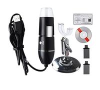 Kit de Accesorios para microscopios Microscopio Profesional for Soldadura de Lupa de reparación electrónica. Portaobjetos de microscopio (Color : 1080P, Magnification : 1000X)