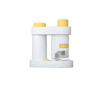 Kit de Accesorios para microscopios Mini microscopio portátil de Mano Desmontable Portaobjetos de microscopio (Color : Yellow)