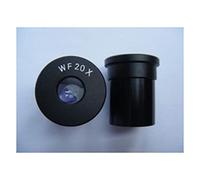 Kit de Accesorios para microscopios Ocular de Gran Angular for microscopio biológico, 5X 10x 16x 20x 25x 30x Interfaz 23.2 Lente Portaobjetos de microscopio (Color : WF20X Single)