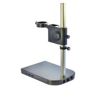 Kit de accesorios para microscopios Soporte de mesa de cámara de microscopio Industrial soporte de mesa de lente Monocular de 40mm soporte de engranaje soporte de anillo de engranaje de microscopio Di