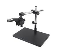 Kit de Accesorios para microscopios Soporte de Soporte de Trabajo de Mesa de microscopio Ajustable + 50 mm Soporte de Anillo + Brazo de Metal Ajustable de múltiples Eje Portaobjetos de microscopio