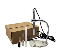 Kit de Accesorios para microscopios USB 2MP Microscopio Digital 1 2mm Diámetro de la cámara de Video 8 LED Lupa Portaobjetos de microscopio (Color : A1-3, Magnification : 500X)