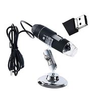 Kit de Accesorios para microscopios Zoom 50-100 0X Cámara de microscopio portátil Digital for Soldadura electrónica Portaobjetos de microscopio (Color : USB Wire Control)