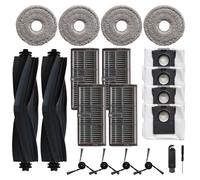 Kit de accesorios para MOVA P10 Pro / P10 Pro Gen 2 / P50 Pro Ultra y Dreame L40 Ultra / X40 Ultra / X40 Ultra / X40 Ultra, piezas de repuesto con cepillo principal, cepillos laterales, filtros