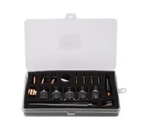 Kit de accesorios para soplete de soldadura, boquilla de copa de vidrio, consumibles de latón, pistola soldadora de argón WP9/20