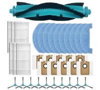 Kit de accesorios para TESLA para robot aspirador RoboStar iQ400 Plus, incluye cepillo principal, paños de fregona, filtros y bolsas para el polvo para un uso duradero (B)