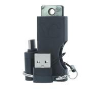 Kit de Accesorios para Yubikey 5 y Security Key: Funda Protectora YubiCase, Adaptadores USB, Stickers - Pack Completo para tu YubiKey (YubiKey no incluida) (Noir)