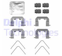 Kit de accesorios, pastillas de frenos DELPHI LX0771