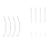 Kit De Accesorios Pastillas De Frenos Hella 8DZ 355 204-011 para Eje Delantero