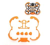 Kit de accesorios protectores DJI Avata 360 - Juego de protectores anticolisión ligero con anillos de hélice/placa de chasis/aleta de cola/almohadillas para orejas de aterrizaje para DJI Avata 360