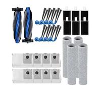 Kit de accesorios repuesto compatible con robot aspirador y trapeador Yeedi M16 Infinity, incluye cepillos principales, laterales, filtros HEPA, trapeadores rodillos, bolsas for polvo