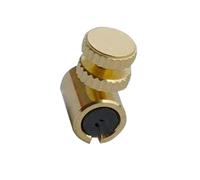 Kit de accesorios violín Sintonizador de lobo para violín 4/4, eliminador de notas de lobo, silenciador para supresor de violín, cuerdas, accesorios para instrumentos (Color : Gold)