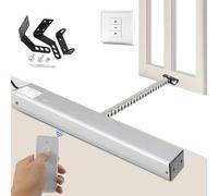 Kit de accionador de cadena silencioso de 400 Nm, interruptor de pared y mando a distancia para tragaluces e invernaderos, solución de apertura automática para una ventilación óptima