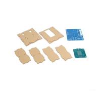 Kit de acelerador electromagnético de alto voltaje con placa de circuito de refuerzo de bobina para experimentos avanzados de física y actividades de aprendizaje de tallo, color azul