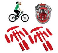 Kit de Acolchado de Casco, 2 Conjuntos de Almohadillas de Casco de Bicicleta Cojines de reemplazo de Casco Insertos de Acolchado de Casco Accesorios de Casco de Bicicleta para Casco de Motocicleta