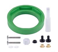 Kit de acoplamiento del tanque del inodoro al cuenco con la junta de goma de la esponja de 3 pulgadas y los pernos de latón para los tanques de apertura de la válvula de descarga de dos piezas color
