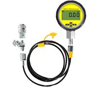 Kit de acoplamiento digital de prueba de presión hidráulica de 10000 PSI, manómetro, probador para excavadora de marca de Estados Unidos, 1 calibre, 1 manguera, 2 acoplamientos, protector de silicona