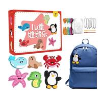 Kit de Actividad para juguetes educativos creativos hechos a mano - Kit de manual para niñas animales, para casa, escuela, viajes, materna aula, de Navidad, cumpleaños