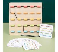 Kit de actividades para la demencia para personas mayores, juegos de memoria para personas mayores con rompecabezas y tarjetas de colores, productos para adultos mayores con demencia o pérdida de