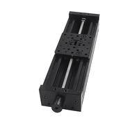 Kit de actuador lineal for impresora 3D CNC LINK con husillo de avance T8 de 8 mm y mesa deslizante con viga en C de 150 mm, 200 mm y 250 mm(Black,Lead 14mm L 200mm)