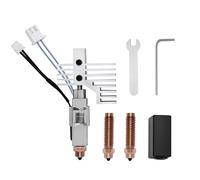 Kit de actualización de 0,4 mm Hotend para Elegoo Centauri Carbon, boquilla de cobre de cromo y circonio de acero endurecido, elemento calefactor de cerámica, cabezal de impresión Hotend para