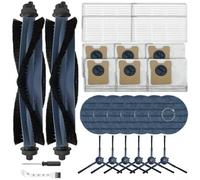 Kit de actualización de 26 piezas para aspiradora Eufy para Omni C20 con cepillos de repuesto, filtros, almohadillas de fregona, bolsas y herramientas de utilidad