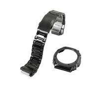 Kit de actualización de acero inoxidable y metal compatible con Casio GA-2100/2110/GM-21000(Black kit,For GA-2100/2110/B2100)