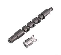 Kit de actualización de carrete de pesca de metal, eje giratorio, media luna, rueda de gotas de agua, repuesto modificado para 19SLX 22SLXDC 150XT 17 21 DC (Mahua + media luna)