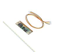 Kit de actualización de lámparas de retroiluminación LED regulables, luz LED ajustable para monitor LCD, 2 tiras LED para monitor LCD