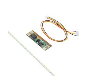 Kit de actualización de lámparas de retroiluminación LED regulables, luz LED ajustable para monitor LCD, 2 tiras LED para monitor LCD