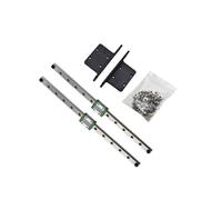 Kit de Actualización de Riel Doble del Eje y para Ender3 Pro Creativity, Deslizador de Alambre de Extremo Caliente DIY para Accesorios de Impresora
