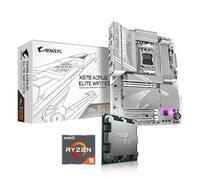 Kit de actualización Ryzen 7 9800X3D 8 x 4,7 GHz, placa base GIGABYTE X870 AORUS Elite WIFI7 Ice Mainboard, be Quiet! Dark Rock 5 (montado, incluye actualización Bios y control de funciones)